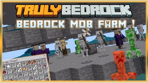 Truly Bedrock S0 EP12 : Mob Farm ! [ Minecraft, MCPE, Bedrock Edition ...