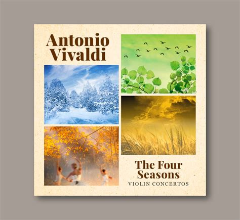 The Four Seasons Music Album Cover Design | Mayank Bhatnagar