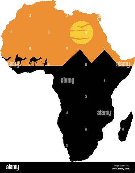 Pyramids In Africa Map