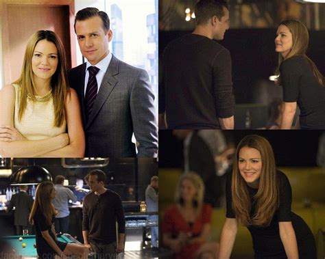 Gabriel Macht and wife Jacinda Barrett as Harvey Specter and Zoe ...