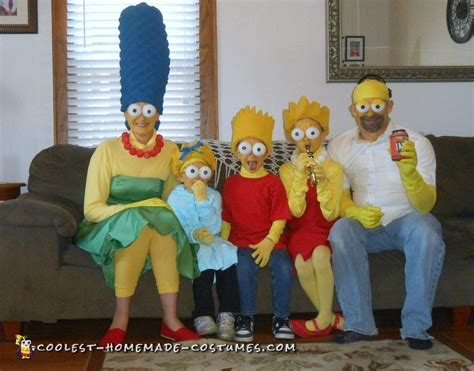 Coolest Family Simpson Costumes