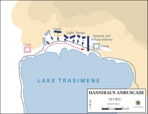 The Battle of Lake Trasimene (Illustration) - World History Encyclopedia