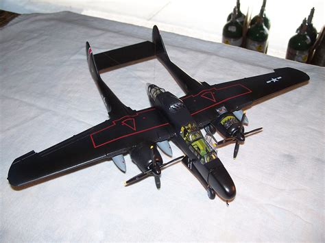 P-61 Black Widow -- Plastic Model Airplane Kit -- 1/48 Scale -- #857546 ...