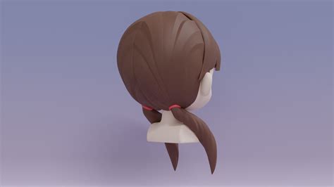 ArtStation - Chibi Female Hair Style 17 | Resources