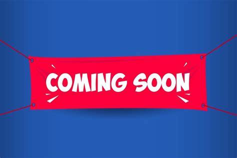 Coming Soon Banner Vector Template Design Illustration 2108813 Vector ...