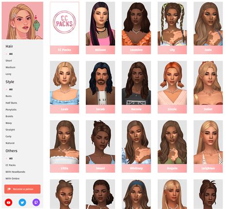 Sims 4 Hair Mods Maxis Match - Infoupdate.org