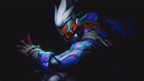 Cyber Demon Genji Overwatch 2 4K #2730h Wallpaper PC Desktop