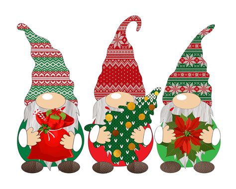 Free Printable Christmas Gnomes - Printable Template Free