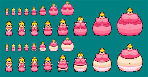 Peach Inflation Sprites V2 by masterd987 on DeviantArt