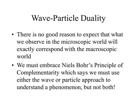 PPT - Wave-Particle Duality PowerPoint Presentation, free download - ID ...