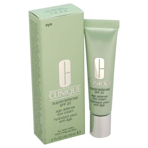 Clinique - Superdefense SPF 20 Eye Cream by Clinique for Unisex - 0.5 ...