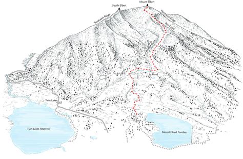 Mount Elbert Colorado's Highest Mountain. 3d Map - Etsy UK | Mount ...