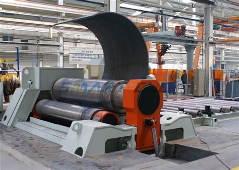 CNC Plate Bending Rolling Machine , 4 Roller Plate Rolling Machine