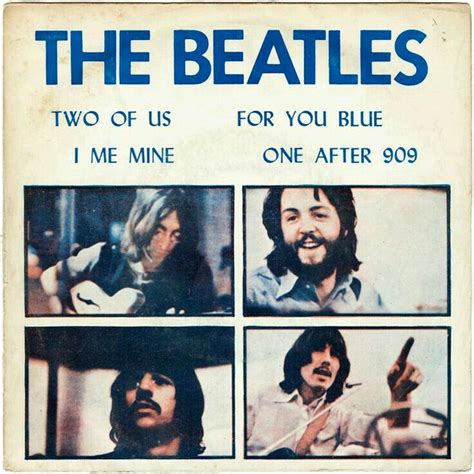 Two of Us | Beatles singles, Beatles albums, The beatles