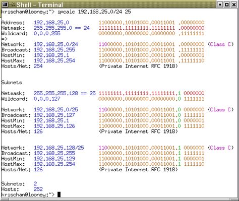 Subnet Mask Table Calculator | Cabinets Matttroy