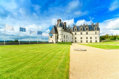 Chateau De Amboise Medieval Castle, Leonardo Da Vinci Tomb. Loire ...