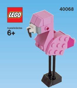 Lego Set: Flamingo (Promotional(Monthly Mini Model Build) Leg:40068-1