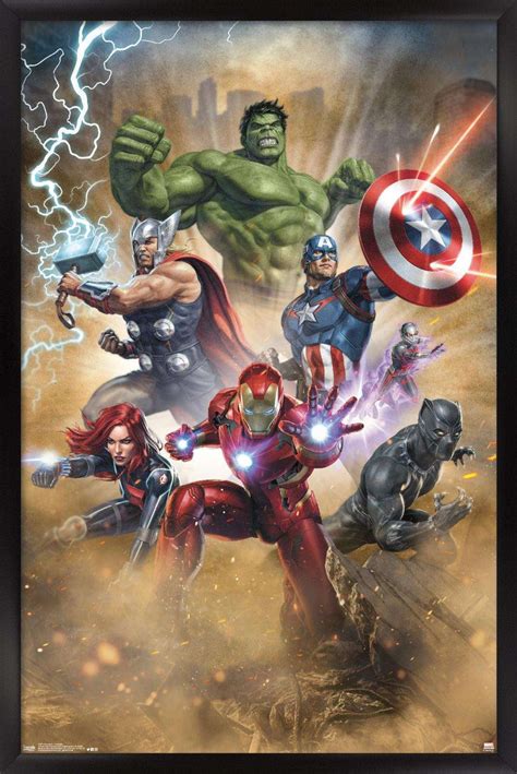 Marvel Cinematic Universe: Avengers: Fantastic Poster - Walmart.com ...