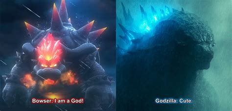 Godzilla's Reaction of Bowser's New Form by AsylusGoji91 on DeviantArt ...