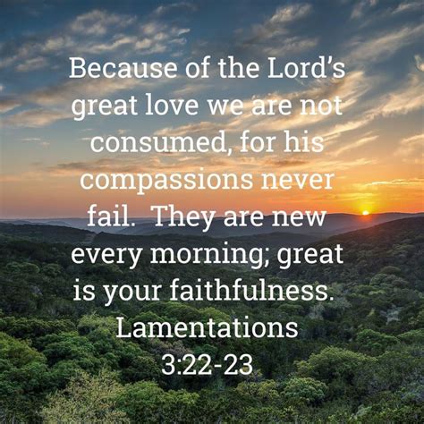 Lamentations 3:22-23