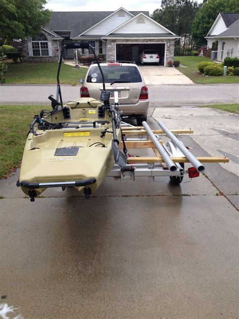 Tandem kayak trailer conversion | Kayak trailer, Kayak camping, Hobie kayak