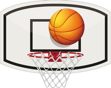 Clipart ball basketball hoop, Clipart ball basketball hoop Transparent ...