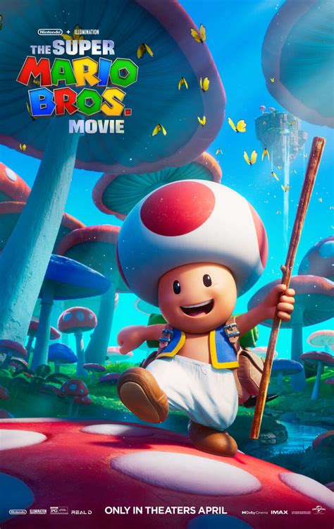 Toad gets the spotlight in a new Super Mario Bros. movie poster ...