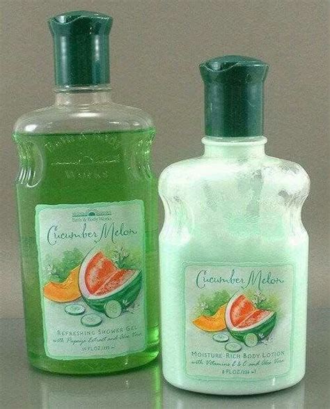 Brought out my Cucumber melon lotion from Bath and Body works yesterday ...