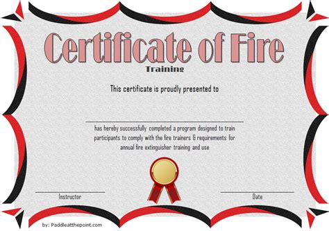 Fire Extinguisher Certificate Template (3) - TEMPLATES EXAMPLE ...