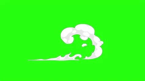 Animation smoke effect on green screen b... | Stock Video | Pond5