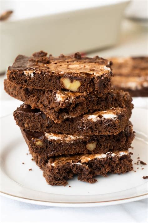 Rocky Road Brownies - Brooklyn Farm Girl