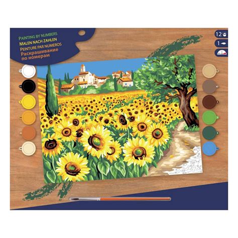 Painting by Numbers Sunflowers | Hobbycraft