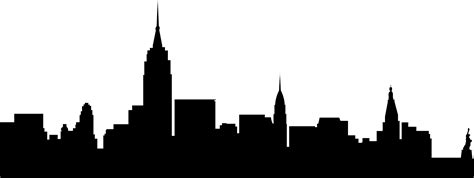 Cleveland Skyline Silhouette Outline at GetDrawings.com | Free for ...