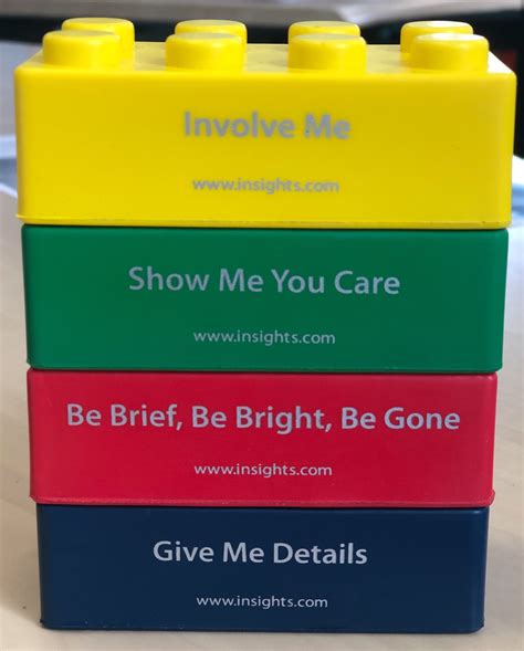 Insights bricks - build your colour profile using blocks