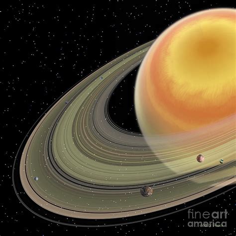 Saturn Planet Painting by Corey Ford - Fine Art America