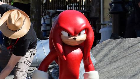 Sonic 2 movie set photos show Knuckles’ design for the first time | VGC