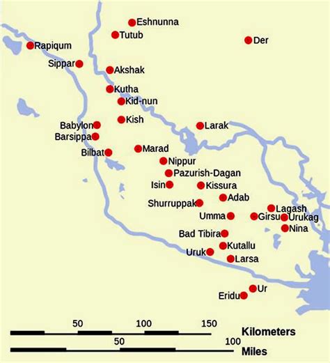 Picture Information: City-States of Sumer in Sumer