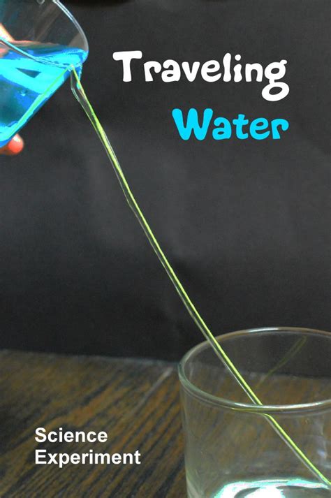 Water can travel on a string. See this magical science experiment. Kid ...