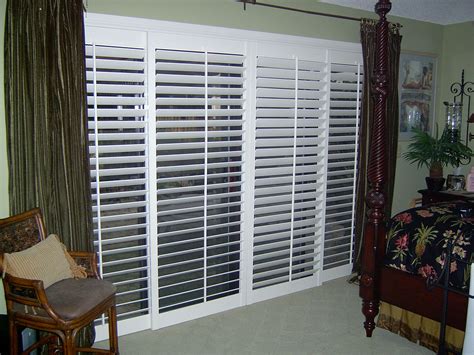 Shutters perfect for your sliding glass doors. | Shutters interior ...