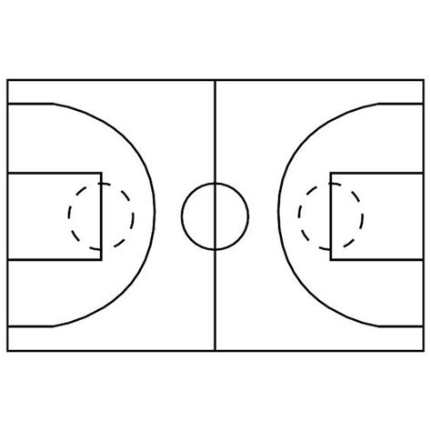 Basketball court svg, Basketball court outline, Basketball court ...