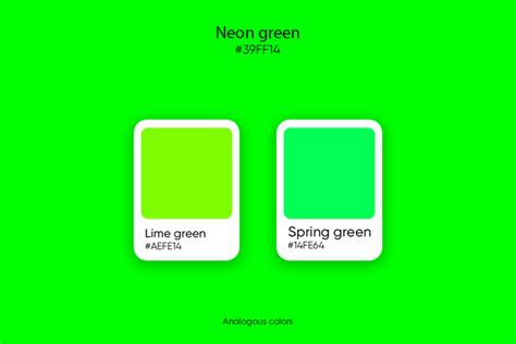 Neon Green Color: Codes, Meaning and Matching Colors - Picsart Blog