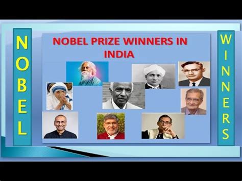 NOBEL PRIZE WINNERS IN INDIA, NAMES WITH PHOTOS. LIST OF INDIAN NOBEL ...