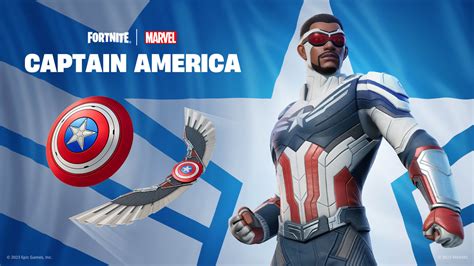 Captain America - Sam Wilson (MCU) and BriteStar Soar into Fortnite