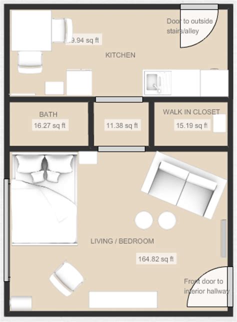 5 Genius Ideas For How to Layout Furniture in a Studio Apartment ...