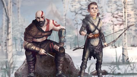 God of War God of War (2018) Atreus (God Of War) Kratos (God Of War ...