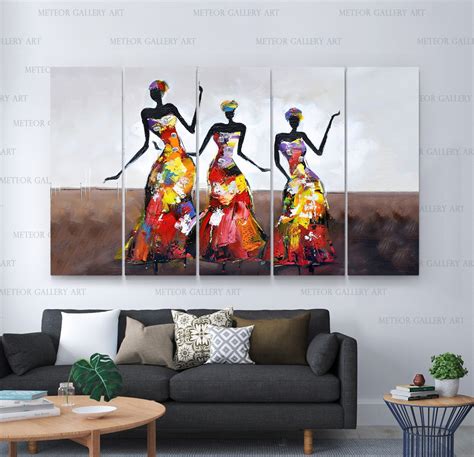 African Wall Art African Tribe Wall Decor Ethnic Dancing - Etsy