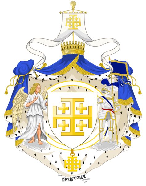 Greater Royal Coat of Arms of Jerusalem by Lugerball on DeviantArt