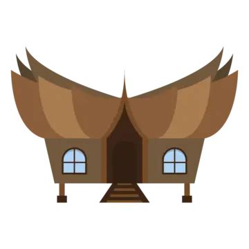 Illustration Of Traditional House Honai, Illustration, Honai ...