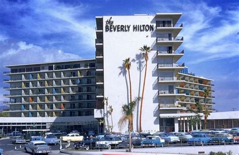 The Beverly Hilton was built in 1955 in Beverly Hills California ...