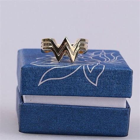 Wonder Woman Ring 925 Sterling Silver Yellow Gold Finish | Etsy